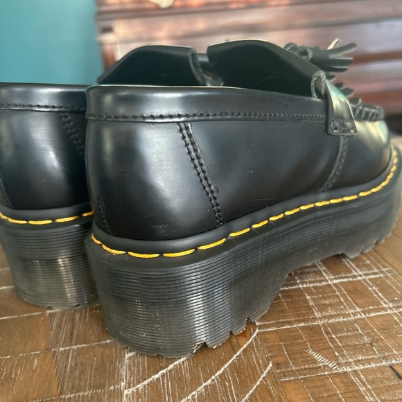 Dr. Martens ADRIAN LEATHER PLATFORM TASSEL LOAFERS - Picture 5 of 14